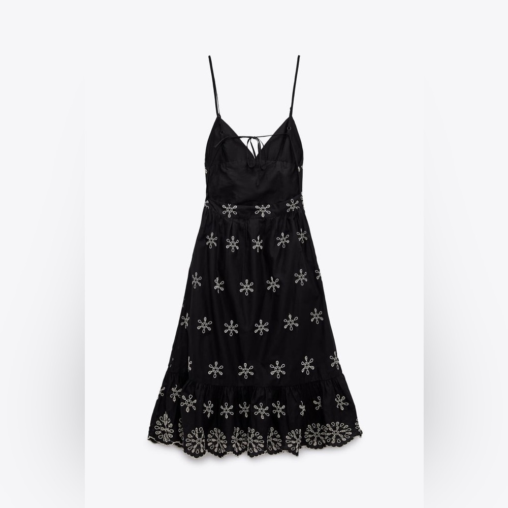 Zara Embroidered Dress XL - Picture 5 of 7